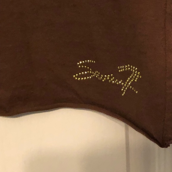 Brown Seven Brand top size Large - Picture 4 of 5